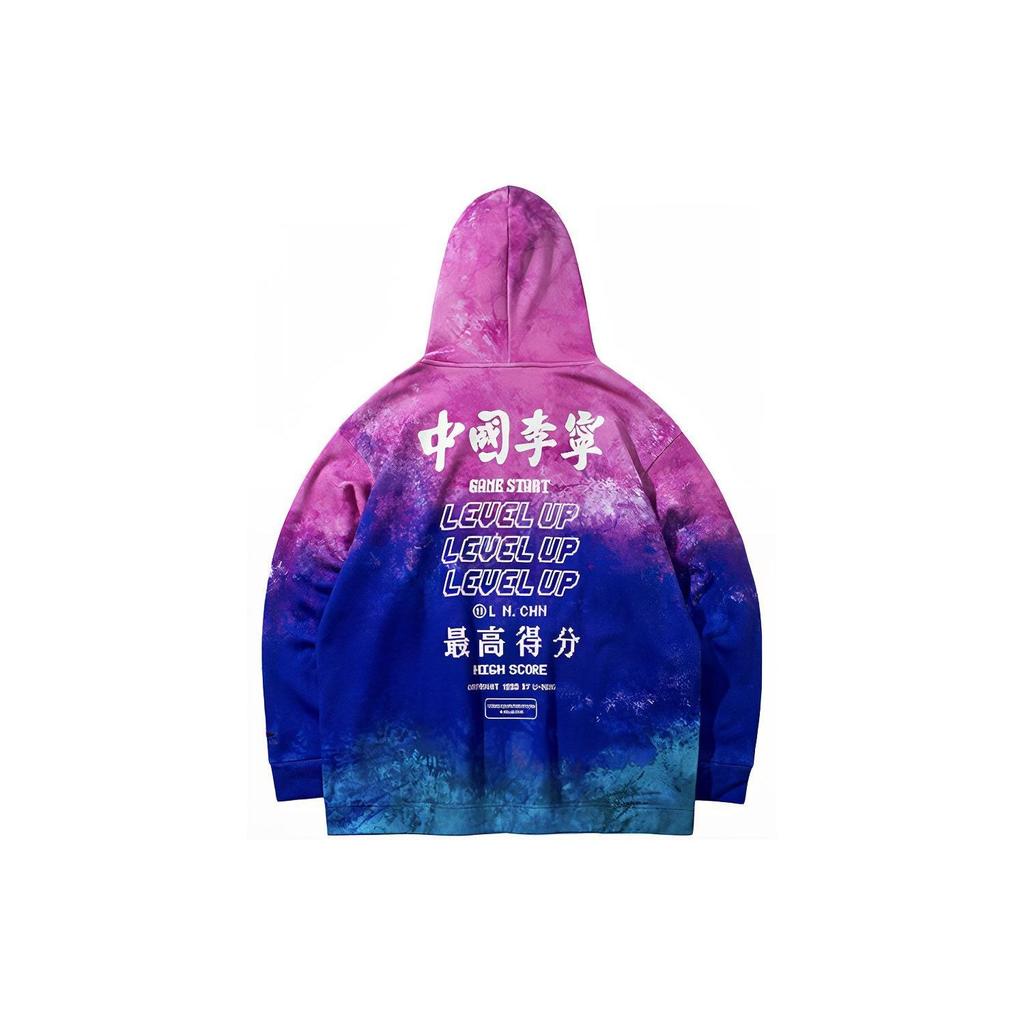 Li Ning Loose Fit Pullover Casual Hoodie Men hoodies Raspberry-Red AWDQ857-1