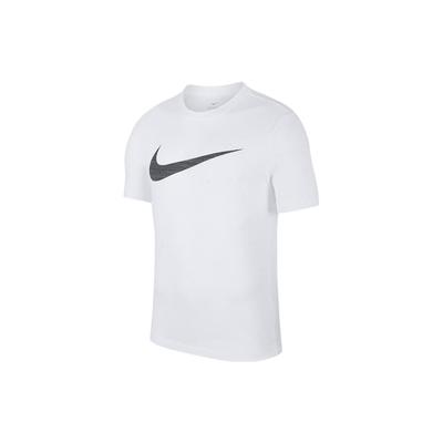 Logotrykt Strikket Sport Casual Kortermet T-skjorte Herretopper Hvit AT1228-100