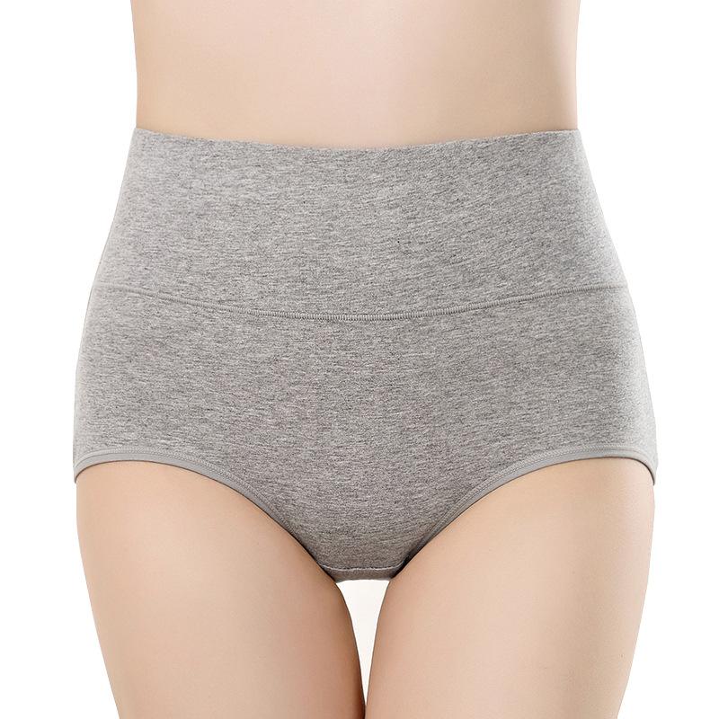 Large Size High Waist Underwear Pure Cotton Women'S Belly Women'S Underwear Cotton Hip Lift Women'S Underwear