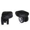 1 Pair Luggage Suitcase Wheels ABS Silent Universal Travel Suitcase Replacement Casters Wheels for DIY Repair