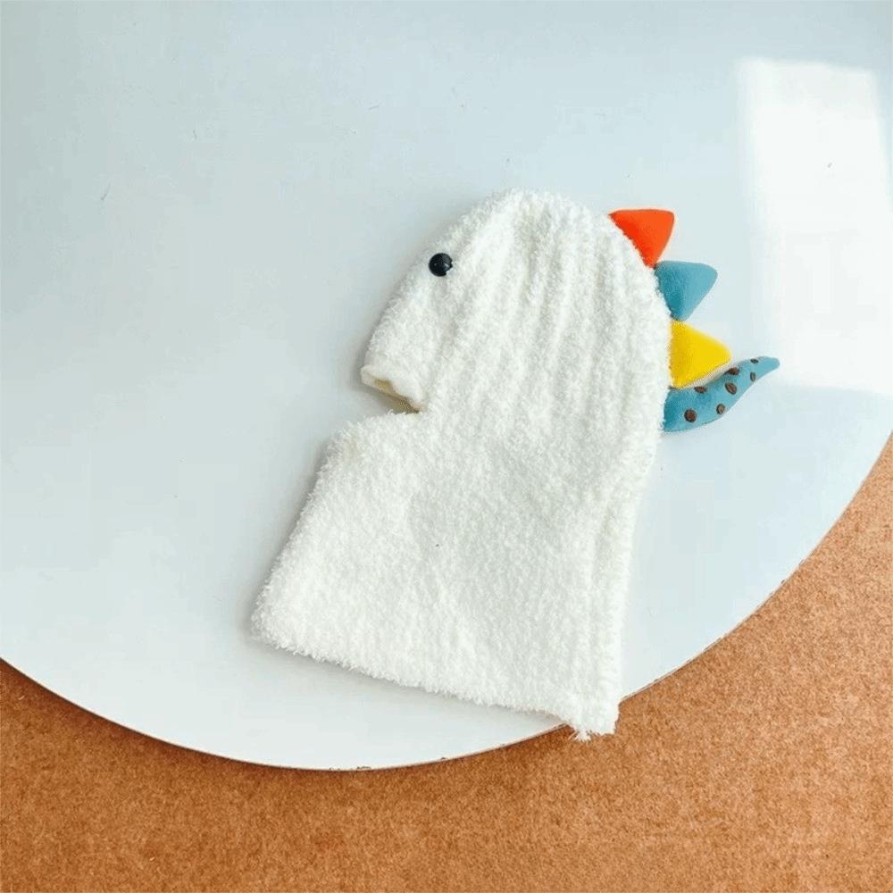 

Cold Proof Ear Protection Cap Windproof Knitted Hat Fashion Pullover Hat Kids білий