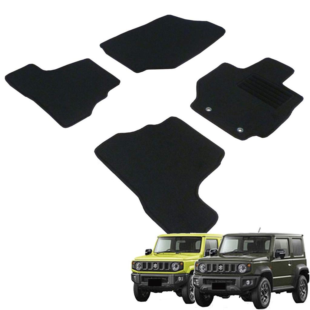 Fenice Car Mat Floor Mat Domestic Production Jimny JB64W Jimny Sierra AT Black Shape Resistant To Slip Car Mat Parts Specialty (Suzuki / JB74W) <For