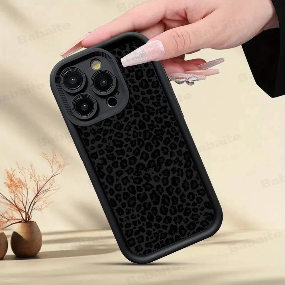 

Leopard Cheetah Print Phone Case For IPhone 17 16 Pro Max 15 14 Plus 11 12 13 Soft Shockproof Cover iPhone 17
