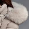 Fashion Winter Jackets Woman Long Parkas Hooded Faux Fur Collar Thick Warm Casual Middle Age Women's Coats