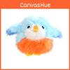 Creative Parrot Sparrow Bird Pendant Plush Toy Doll Keychain With Ring Bell