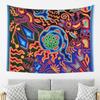 Huichol Traum-Wandteppich Dekor Kunst Ästhetische Wandteppiche für Wohnzimmer Schlafzimmer Zuhause Wandtuch Wandbehang
