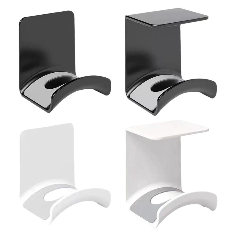 

Настенный держатель для наушников под стол без сверления для игровых накладных наушников - Многофункциональное хранение для студенческих общежитий White Wall-Mounted