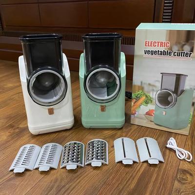 3 In 1 Electric Vegetable Slicer Shredder Automatic Salad Shooter Machine Cheese Grater Carrot Cabbage Cutter