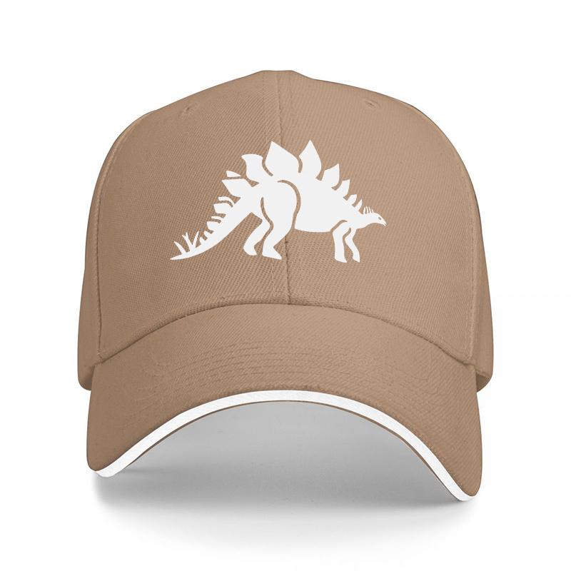 Dinosaur Sandwich Brim Baseball Cap Adjustable Hip Hop Hat Lightweight Printed Unisex Casual Outdoor Daily Accessories Gift
