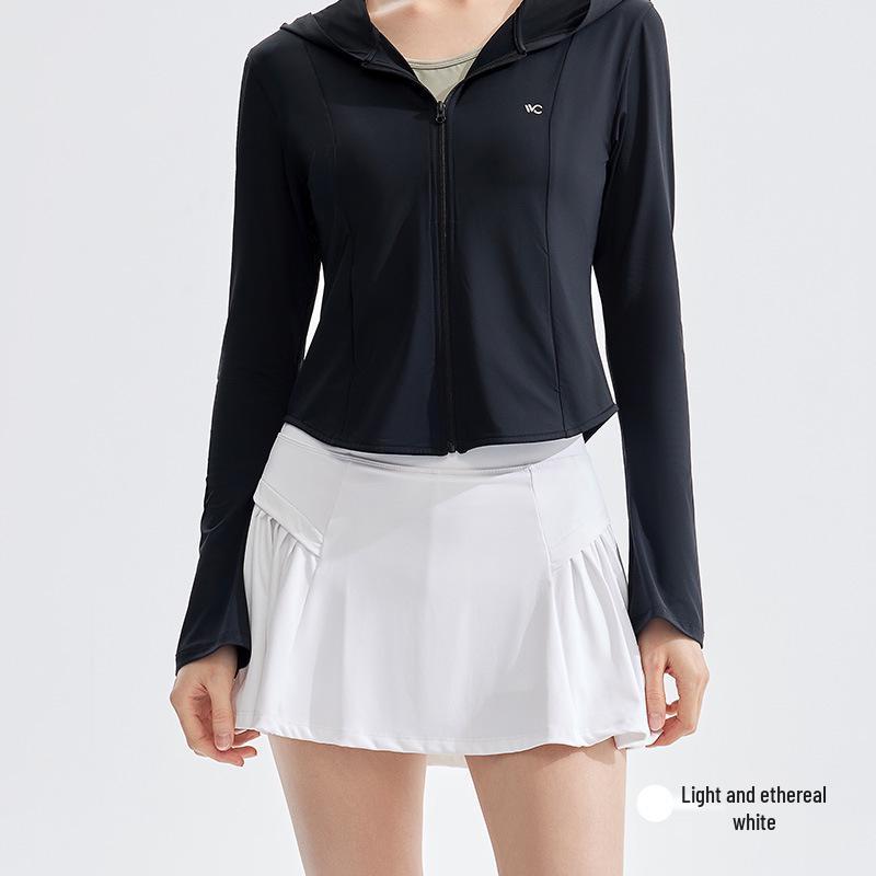 

Женская спортивная юбка VVC с перьевым весом, дышащая, с шортами-подкладкой - Летняя повседневная мода, стройнящая, прохладная и универсальная. L