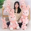 PP Cotton Rabbit Plush Toys Soft Rabbit Stuffed Toy Pink Rabbit Plush Doll  Decorate Present