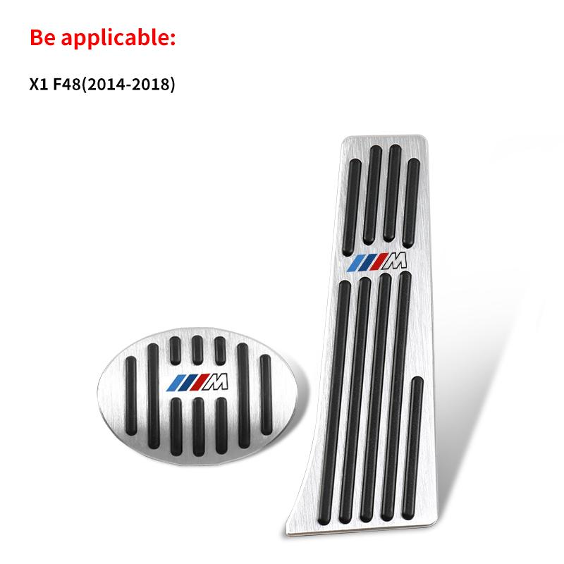 UQEK5 2025 Hot 2Pcs Car Logo Door Pedal Cover Alloy Door Pedal Cap Accessories For BMW E30 E34 E36 E39 E46 E52 E53 E60 E61 E62 E70 E71