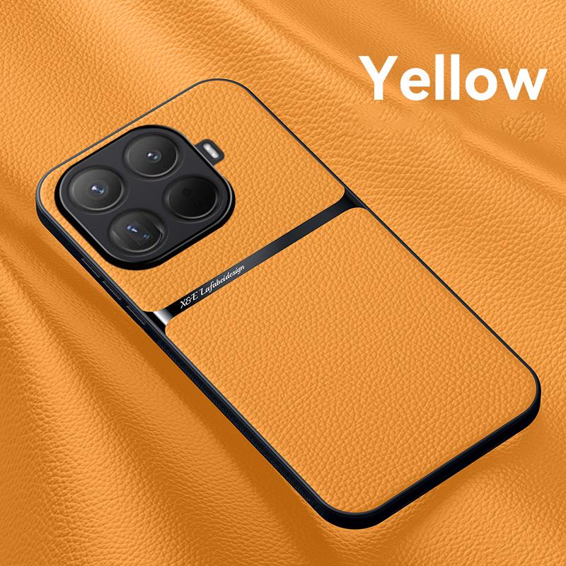 

For Xiaomi 15T &15T Pro Case Built-in Magnet Ultra Thin Sleek Hand Feeling Leather Anti-Fingerprint Lens Full Protection Cover xiaomi 15T Pro
