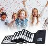 88 Keys Rolls up Piano Keyboard Portable Soft Silicone Electronic Piano Musical Instrument Foldable Electronic Piano