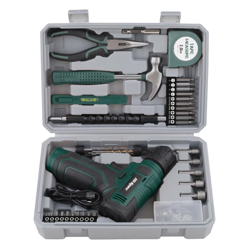 8V Lithium Battery Handheld Electric Drill Set for Home Improvement