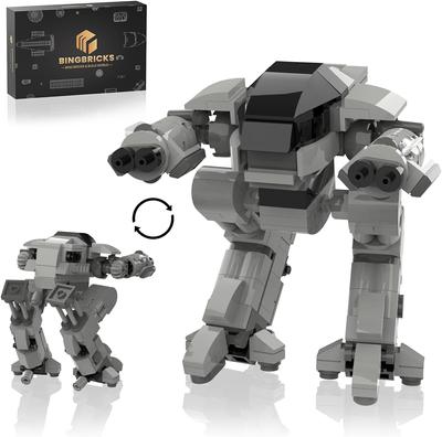 ED209 Robot Mecha Building Blocks Робот-воїн ED-209 Enforcement Robot Combat Mech Armor Іграшковий набір 269 елементів
