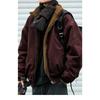 Japanische Vintage Polarfleecejacke Herren Winter Hochwertige Dicke Jacke Koreanische Streetwear Locker Paar Trendiger Warmer Mantel Männlich