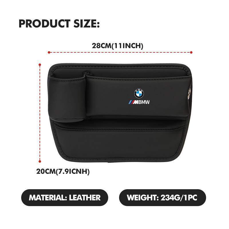 BBJP8 For BMW Car Seat Gap Storage Box Leak-proof Storage Bag Auto Accessories E87 E70 E91 E30 G20 E92 E93 E60 E46 E90 G30 E53 X1
