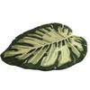 Soft and Plush Green Leaf Bathroom Rug with Non-Slip Backing - Luxurious and Absorbent Bath Mat for Home Décor