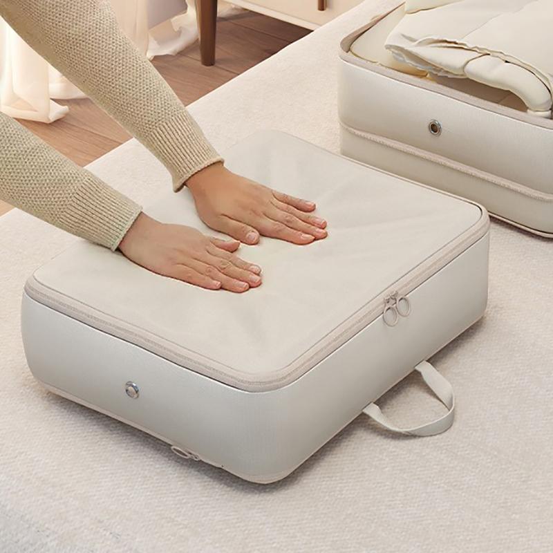 1Pc Large Capacity Portable Travel Storage Bag Clothes Quilt Storage Compression Bag Waterproof Down Jacket Clothes Organiser
