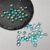 30Pcs Gradient Color 6x9mm  Water Drop Shape Beads Czech Glass Beads For Jewelry Making DIY Handmade Hairpin Craft Accessories