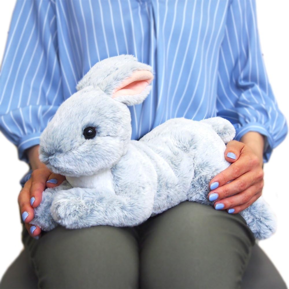 Hiza Usagi Plush Toy Gray Small P-3772