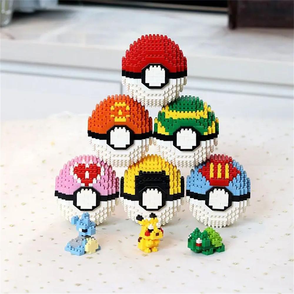 No Box Anime Model Micro Building Blocks Bricks Diy Mini Small Kit Bricks Classic Movie Model Toys
