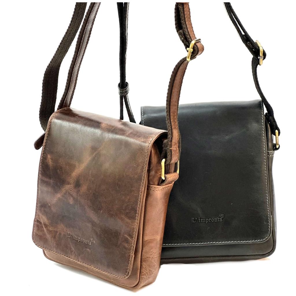 Noble Compact Men's Leather Shoulder Bag