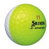 DUNLOP Golf Balls SRIXON XV DIVIDE 2023 Model 1 Dozen Z-STAR (12 Pieces) Yellow/White
