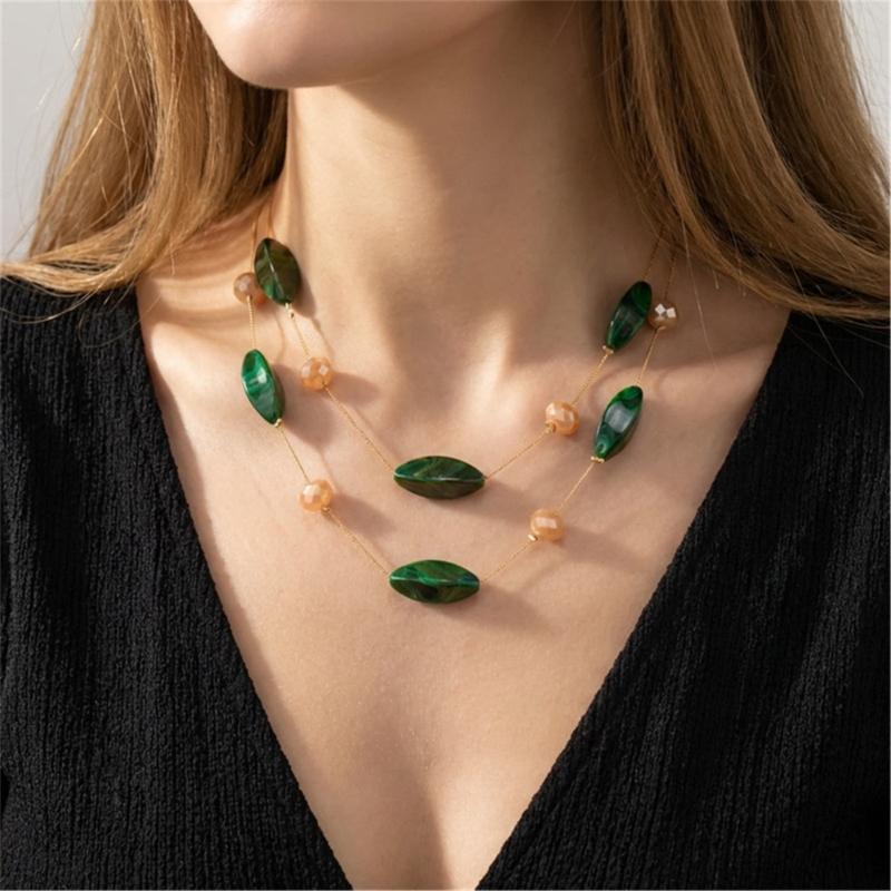 Alloy Collarbone Necklace with Geometric Designs for Various Occasions