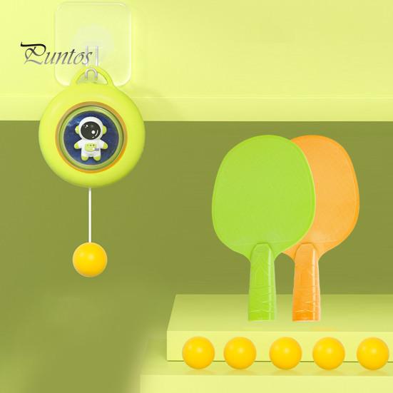 Hängendes Tischtennis-Trainer-Set, Tür-Ping-Pong-Spiel-Trainer, Indoor-Tischtennis-Trainingsgerät für Kinder mit Schläger und Bällen für Kinder