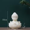Chinese Style Buddha Ornaments Q Version Coconut Figurine Lotus Tathagata Buddha Statue  Garden
