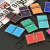 Acrylic Ping Pong Table Keychain Double Sided Mini 3D Sports Keyring Bag Pendant Car Key Chains Souvenir Gift