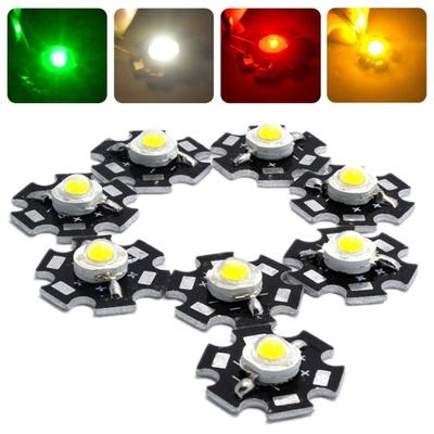 20 מ"מ 3W שבב LED חזק אור הספק 270 לומן נורת פולט מנורה דיודה פולטת אור