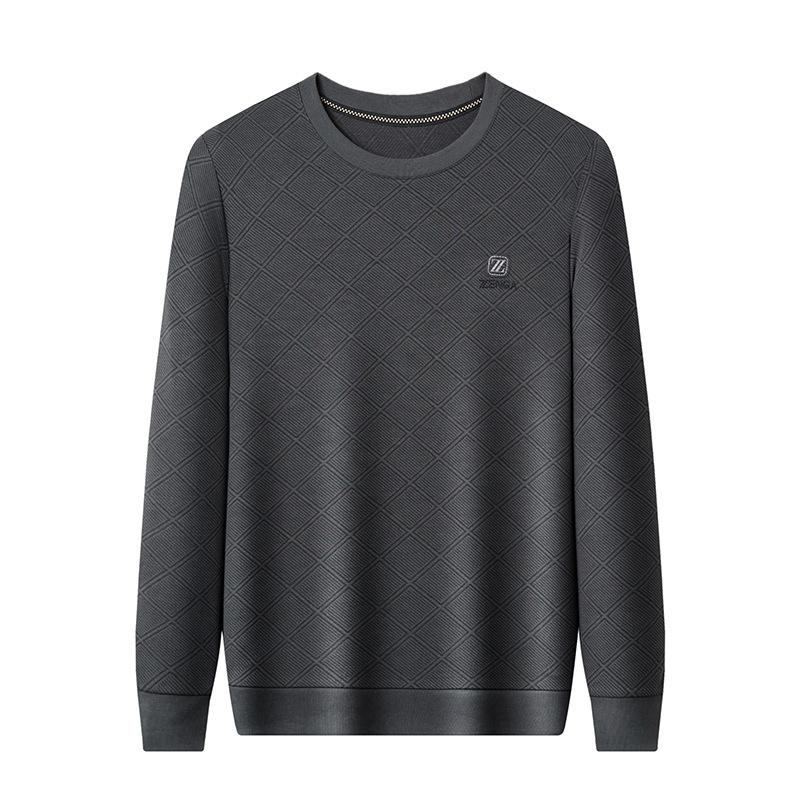 Осенний новый мужской свитер с длинными рукавами и круглым вырезом — фото 6