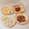 Vegetable Food Storage Basket Bread Round Snack Basket Rustic Woven Basket  for Fruit Vegetables