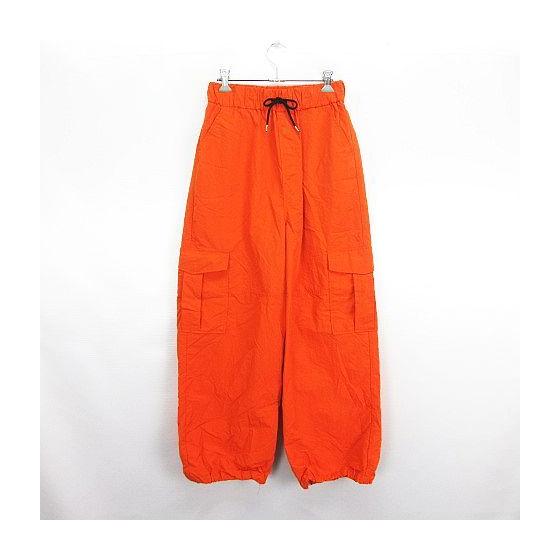 WEGO Cargo Pants Bottoms Wide Easy Nylon F Orange *EKM