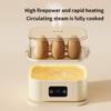 TINSOL Multifunctional Electric Egg Cooker Kitchen Breakfast Maker 200W High-Power Smart Egg Steamer with Timer Function