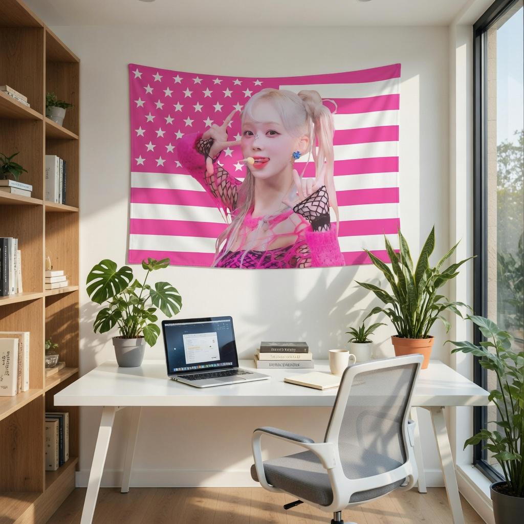 AESPA Winter Tapestry kpop Idol Wall Hanging Aesthetic Decor for Bedroom Living Room Office Dorm