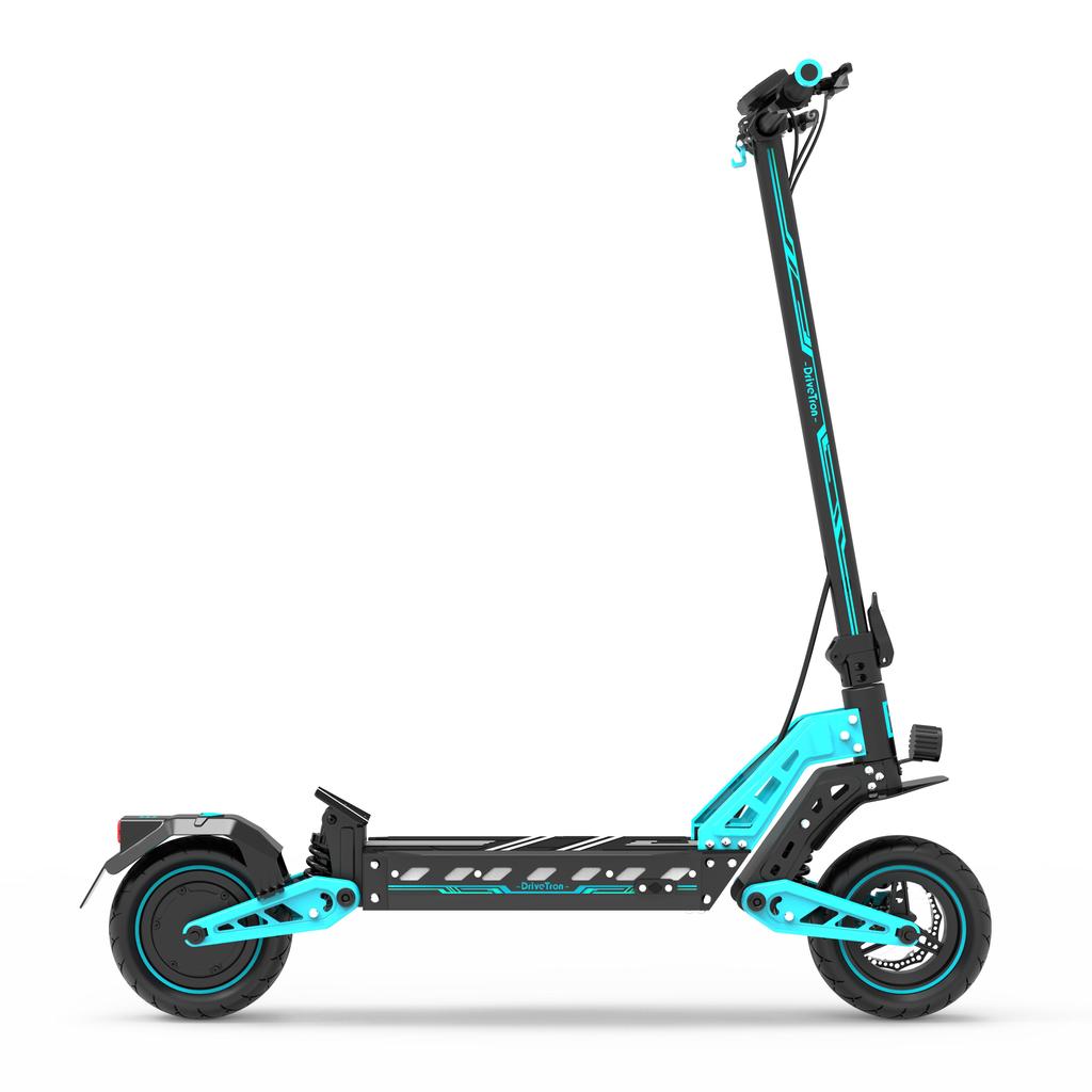 DriveTron DT10 All-Terrain Electric Scooter Adult 1400W Motor Men's E-Folding Scooter 48V15.6Ah Battery 10 Inch Tyre women's EScooter