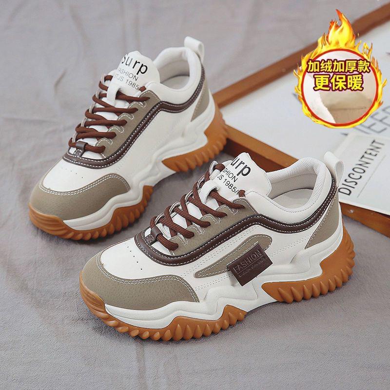 

Casual Korean version of dad shoes women s 2025 spring new student platform sports shoes women s contrasting color lace-up casual women s shoes 40