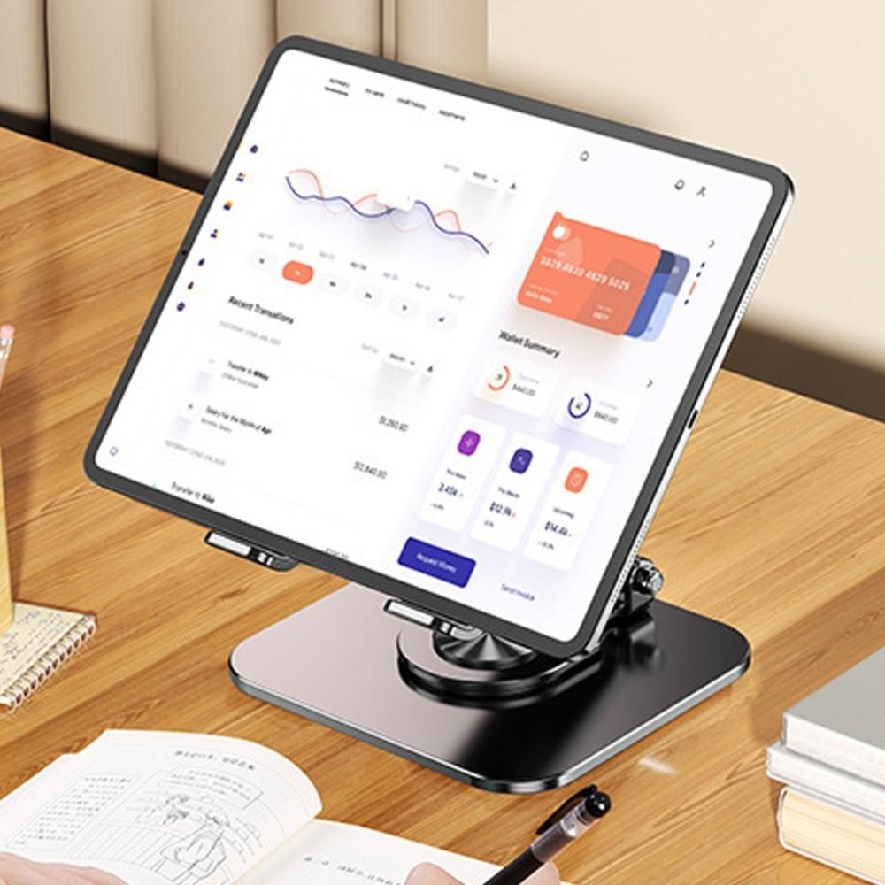 360° Rotation Tablet Stand Adjustable Tablet Phone Bracket Rotating Tablet Holder  Office