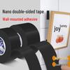 Black Double-Sided Nano Tape - No Trace, Strong Adhesion for Photo Frames & Wall Decorations