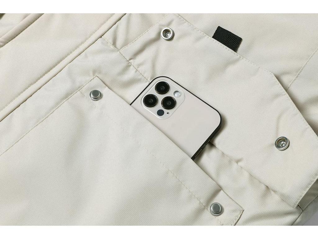 Warm Fur Collar Down Jacket for Men & Women - Short Winter Coat for Extreme Cold, Outdoor & Casual Wear