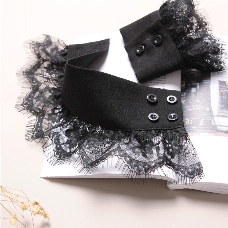 

Белые кружевные накладные рукава для женщин для свитера декоративные накладные манжеты рукава свадебные кружевные воланы плиссированные на пуговицах на запястье ложные рукава