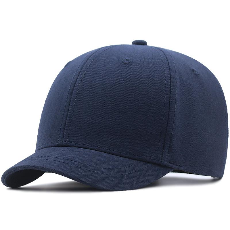 Autumn and winter large size hat men's short brim baseball cap big head circumference soft top equestrian hat short brim cap