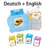 Lernmaschine Ideal für Kinder Sprechende Lernkarten Kindergarten Kinder Sprache Elektronisches Hörbuch LearnEnglish Deutsch Spanisch Französisch