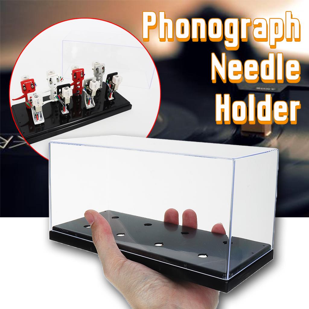 Phonograph//Turntable Cartridge Storage Case Keeper Headshell Cartridge Keeper Phono Shell Case Universal Headshell Cartridge Keeper Phono Acrylic Shell Case Box Stylus Holder