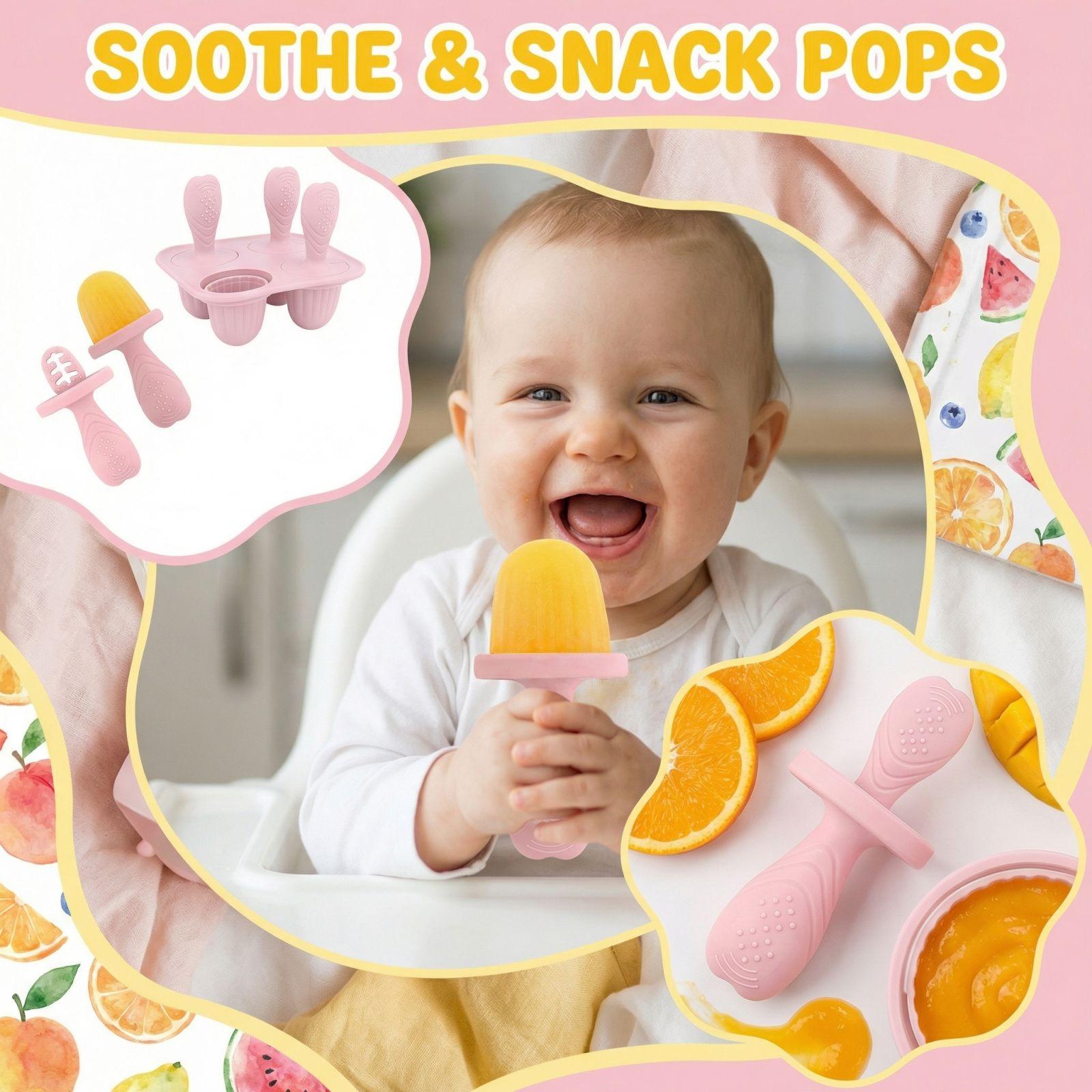 

Baby Grinding Popsicle Ice Cream Mold One Size