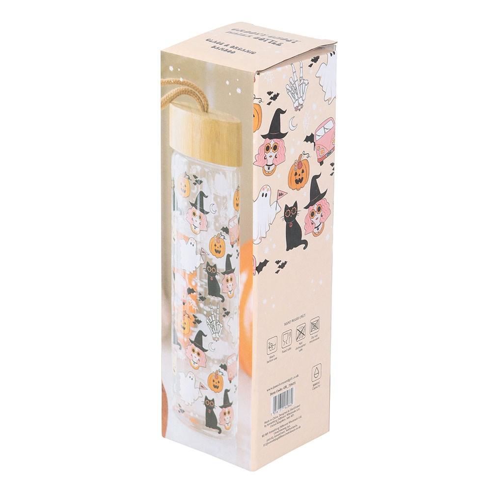 Something Different Groovy Ghost Bamboo 600ml Wasserflasche